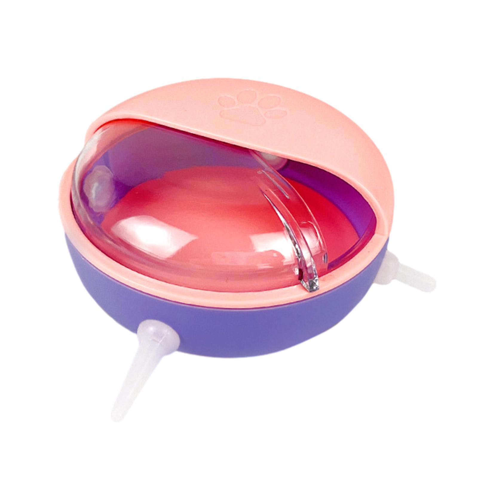 

Pet Milk Dispenser Dog Cats Feeding Bowl for Small Animal Whelping 4 Nipples розовый