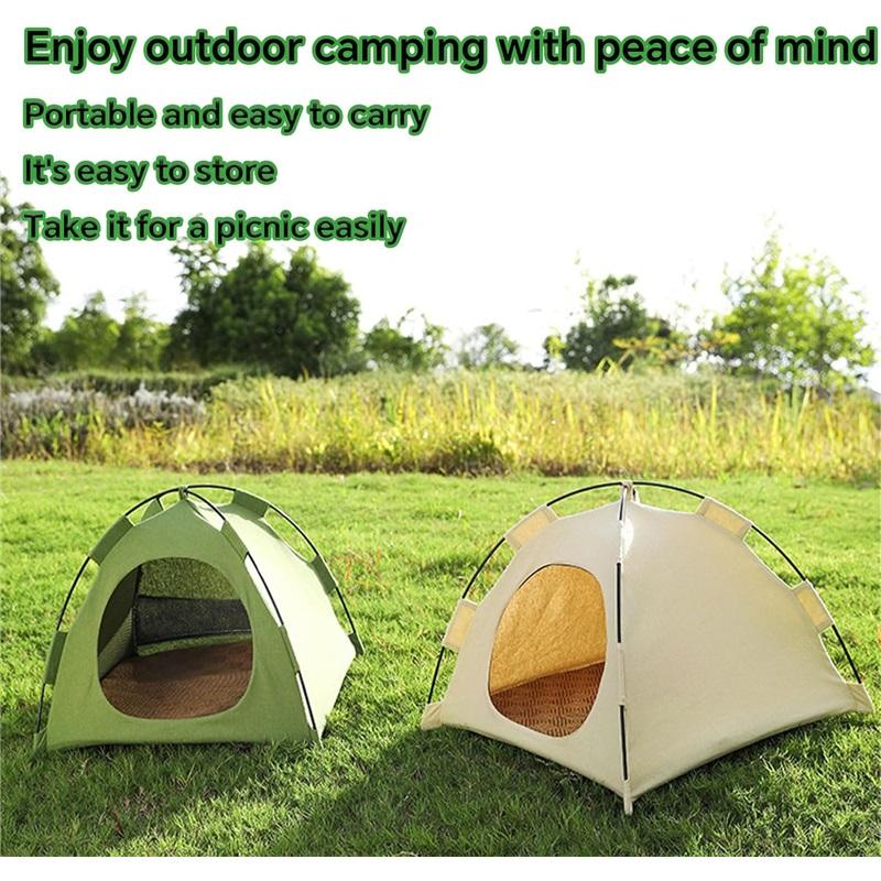 Cat Tent House Simple Cat Tent Nest Removable and Washable Base for Home Use Or for Picnics On The Go (4 Different Sizes)
