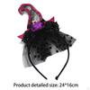 Halloween Hat Headband Hair Hoop for Party Cosplay Carnival