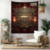 Liverpool Fc Custom Your Name Wall Decor Tapestry Art For Pet Memorial Birthdaywedding Party Backdrop Family Gift