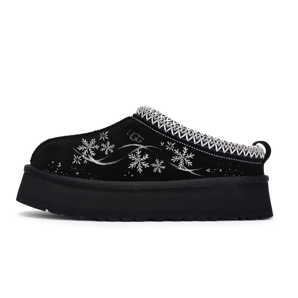 UGG EVA Slip Resistant Closed Toe Slippers Women's Black White 1122553-BLK(Team80-S-BOX)