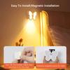 Dual Color Temperature Adjustment Butterfly Motion Sensor Night Light Adjustable Brightness LED Under Cabinet Lights