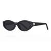 Fashionable Retro Cat Eye Sunglasses Unisex Uv Protection Trendy Eyewear Ladies' High-End Sensation Men'S Style Accessories