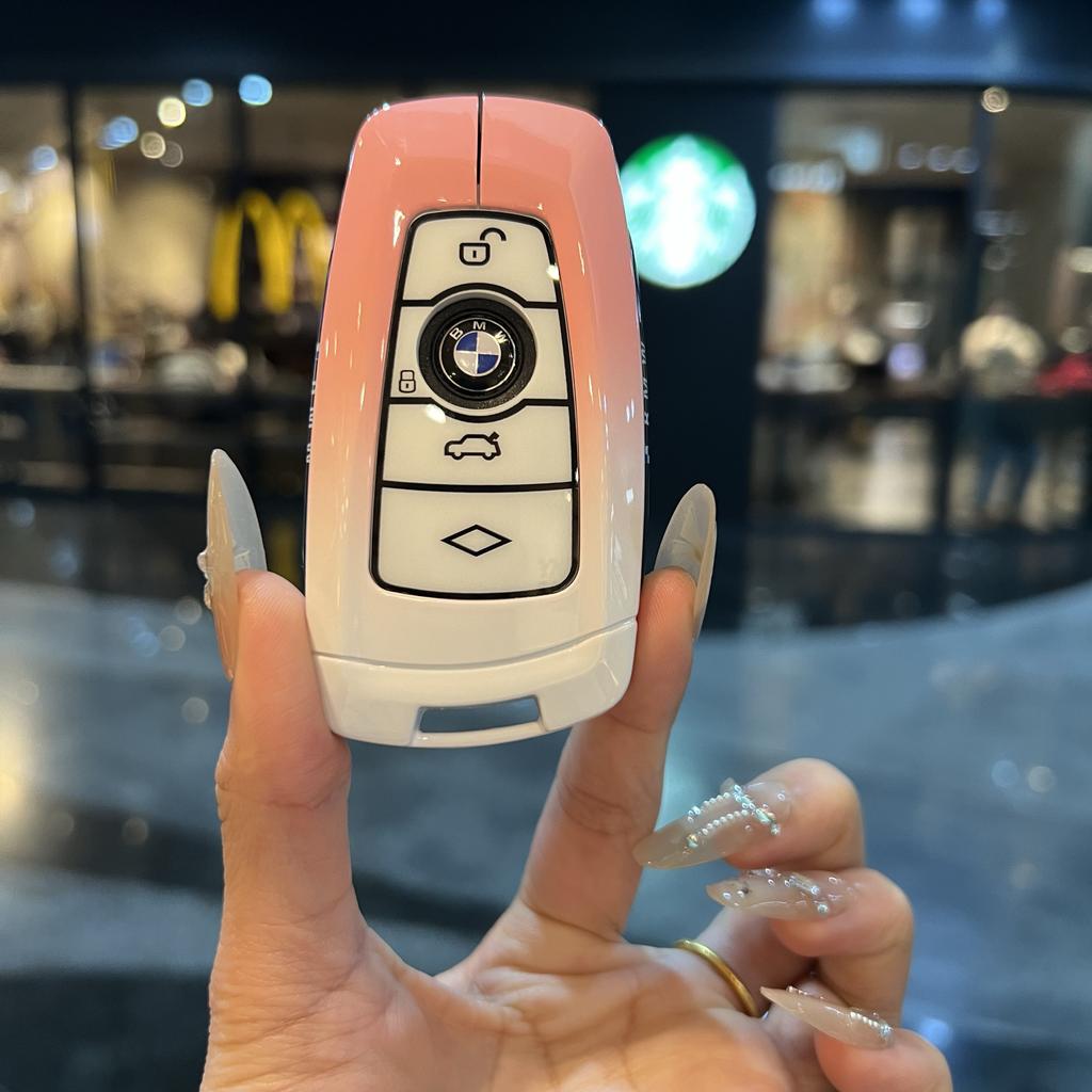 Fashion Silicone Car Remote Key Case Cover For BMW 1 3 5 7 Series X1 X3 X4 X5 F10 F15 F16 F20 F30 F18 F25 M3 M4 E34 Keychain IH2