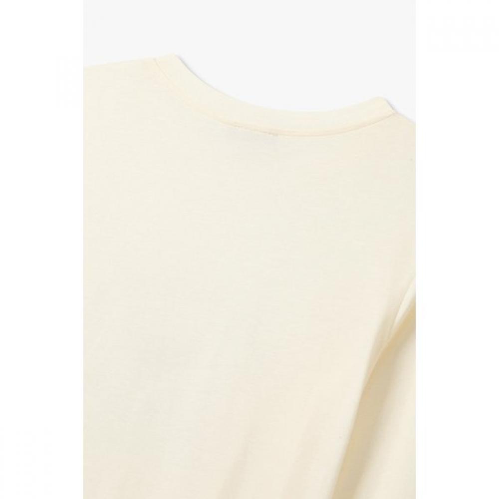 Emporio Armani Camiseta Feminina Manga Longa Gola Redonda para Relaxar 0825336509