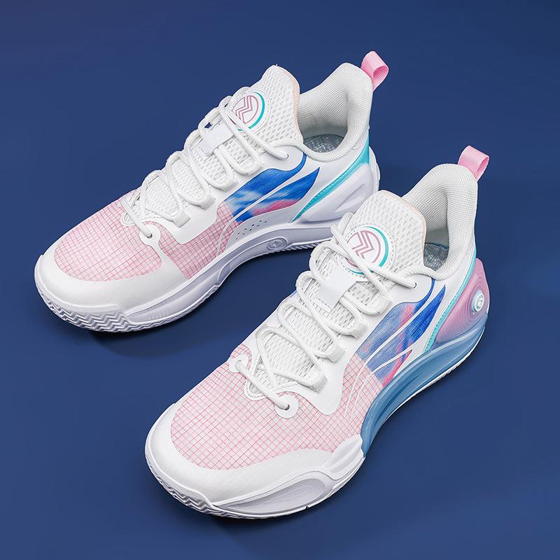 

Breathable wear-resistant rebound basketball shoes non-slip older children s actual combat flash sneakers boys sports shoes shock absorption 9 Owen 36