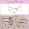 French Pearl Waist Chain For Women With Water Diamond Embellishments Fashion Jewelry Summer Accessory