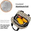 Leopard Aesthetics Lunch Bags Cheetah Pattern Insulated Reusable Lunch Box Thermal Cooler Tote Bag for Teen Adult Work Picnic