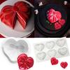 Bowtie Heart Silicone Candle Molds Silicone Soap Molds for Candle Soap Fondant Chocolate Molds Cake Molds Baking Tool