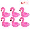 1-20 Pcs Inflatable Drink Cup Holder Tropical Flamingo Party Decoration Swimming Pool Toys PVC Floating Beverage Cup Holder Tray