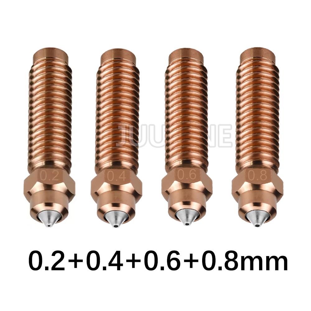 CC CC2 For Elegoo Centauri 0.2/0.4/0.6/0.8 Carbon Hotend Nozzle CC CC2 Chromium Zirconium Copper Bimetallic Nozzle3D Printer