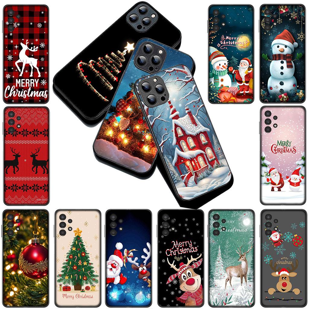 Phone Cover for Xiaomi Redmi Note 14 13 Pro Plus ProPlus 14C 13c Pro+ 5G Soft Case Merry Christmas Tree Deer Santa Claus