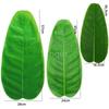 10 pcs set reusable Banana Leaf Placemats Table Decoration Heat Resistant Drink Cup Coasters Faux Pad Dining steak plate Mats