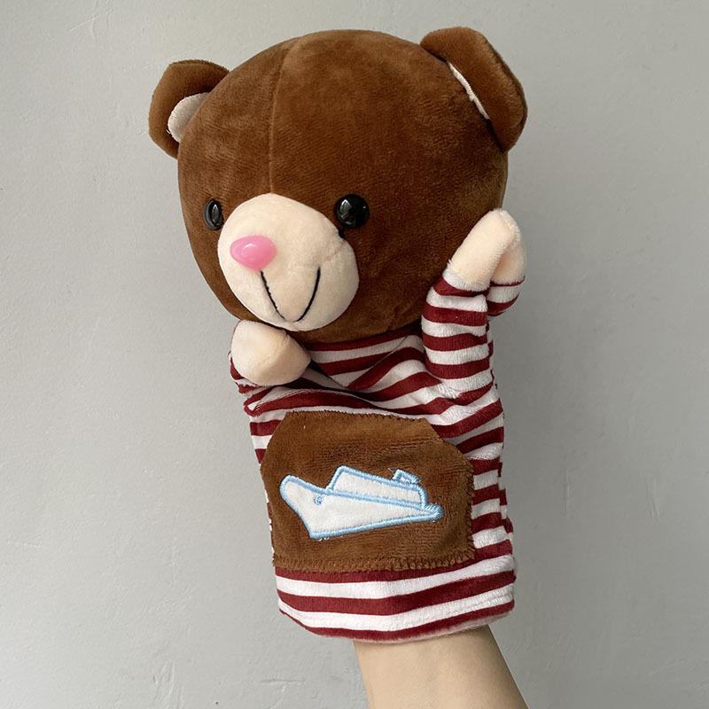 

New Infant Plush Fox Hand Puppet Toy for Early Education and Soothing Sleep. 26cm