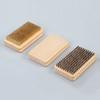 Nylon Bristle Ski Waxing Brush Wooden Handle Snowboard Wax Brush  Snowboard Care