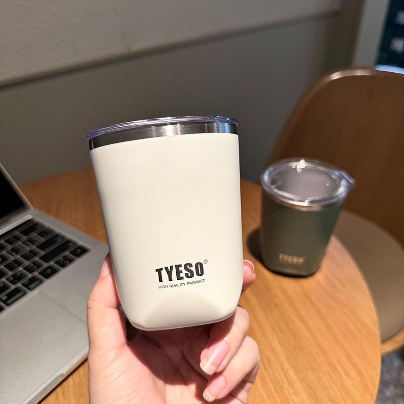 TYESO Mini Thermal Bottle Insulation Cold Small Capacity Vacuum Stainless Steel Coffee Mug Portable Double Layer Thermos Cup