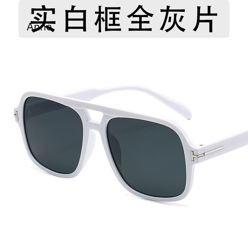 Retro Tortoiseshell Pilot Sunglasses Women  Designer  Oversized Shades Eyewear Driving Double Bridge Men T Sun Glasses