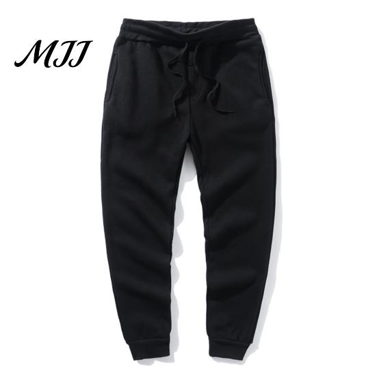 Warm Pants for Winter Sports Men Fleece Lined Joggers, Thickened Sweatpants with Ribbed Ankle Cuffs, Joggers Athletic Trousers Outdoor Daily Wear Mens