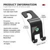 VIJT4 For Skoda Car Seat Back Hook Mobile Phone Bracket Handbag Hanger Interior Accessories Fabia Kamiq Superb Scala Enyaq-iV MK3