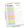 Breakfast Lunch Dinner Weekly Meal Planner With Shopping List 52 Sheets Meal Planner Hanging Food Menu For Health Life-style