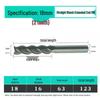 Jinfeng Extended 2-Flute Straight Shank Milling Cutter (3 to 20mm)