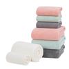 Plush Coral Fleece Bath Towel Set Ultra Soft High Absorbent Quick Dry Towel for Face Body Skin Friendly Home Bath Accessories