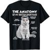 Cat Holder Cat Accessories Funny Cats British Shorthair T-Shirt
