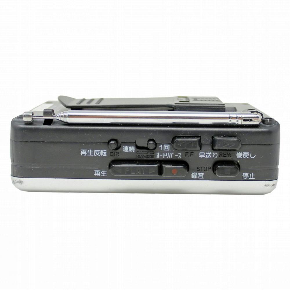 WINTECH Tape Recorder with Radio (FM Wide Compatible) Silver Auto Reverse PCT-11R2