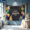 Party Backdrop Happy Birthday Birthday Balloon Photo Booth Background Front Door Decor