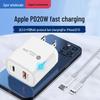 Dual-Port PD20W USB Charger, US Standard - Fast Charging for iPhone and Apple Devices