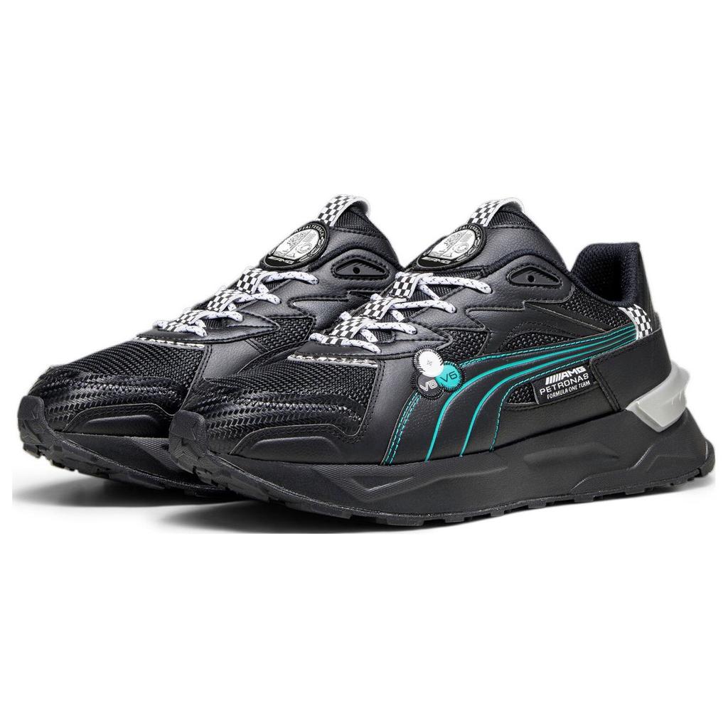 Mercedes-AMG Petronas Motorsport X Puma Mirage Sport Asphalt Garage Crews Unisex Sneakers Black Spectra-Green 307847-01