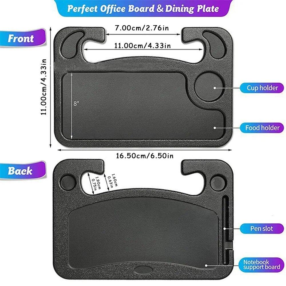 Portable Universal Drinks Holder With Multifunctional Table Desk Notebook Eat Work Cart Drink Coffee Holder Car Steering Wheel