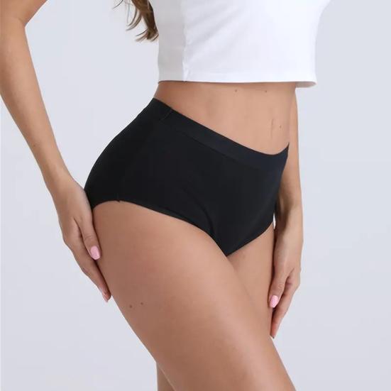 Women'S Cotton Underwear High Waisted Tummy Control Full Coverage Panties Ladies Soft