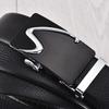 Men's Cowhide Belt Trendy Automatic Buckle Cowhide Pants Belt Business Casual Simple and Versatile Middle Aged and Young Belt Men