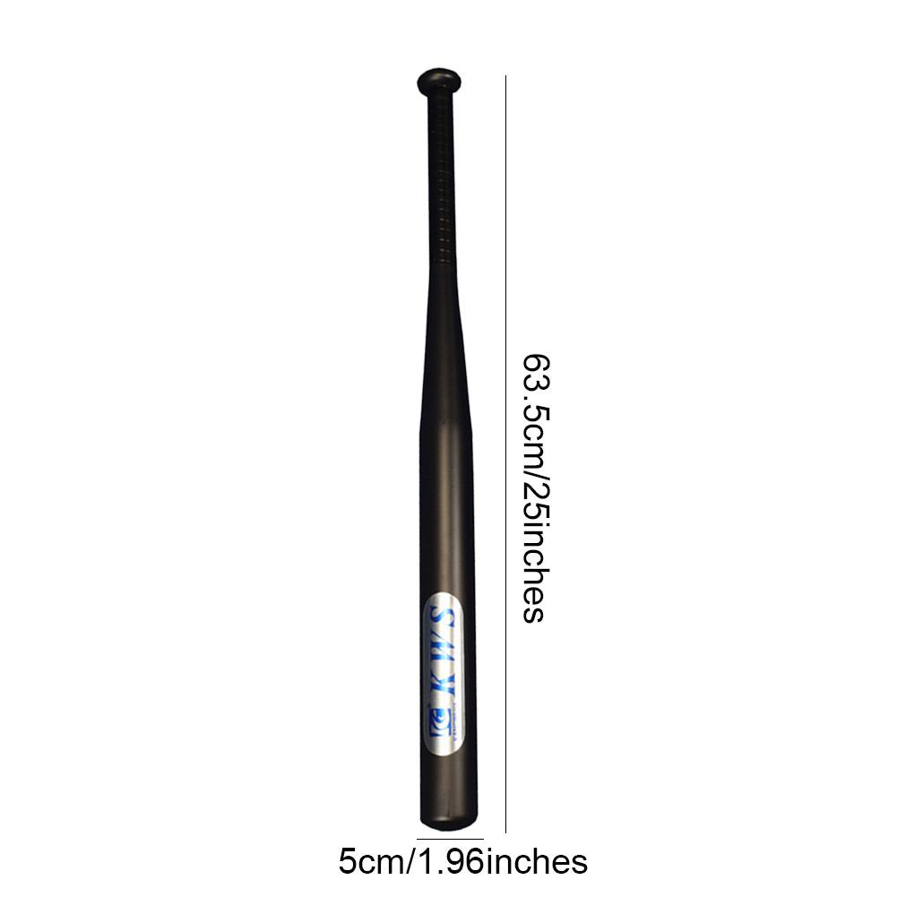 1pc Alloy Steel Baseball Bat, 63.5cm/ 25in, Heavy Baseball Bat Softball Bat, Practice Bat for Outdoor Sports