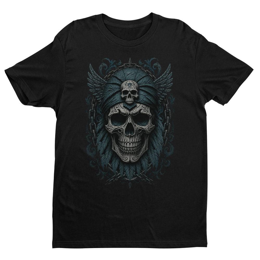 Dark Fantasy Skull Unisex T-shirt | Gothic Skull Lover Gifts for Men