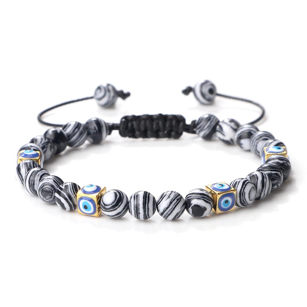 Unisex Handwoven Evil Eye Commuter Bracelet