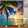Nature Forest landscape Shower Curtains Bathroom Curtain Frabic Waterproof Polyester Scenery Bath Curtain with Hooks