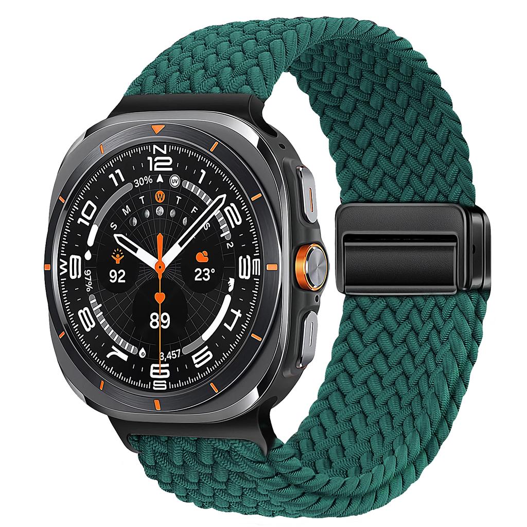 Braided Bands For Samsung Galaxy Watch Ultra 47mm watchband Magnetic wrist sport belt Bracelet Correa Galaxy Watch 7 Ultra Strap