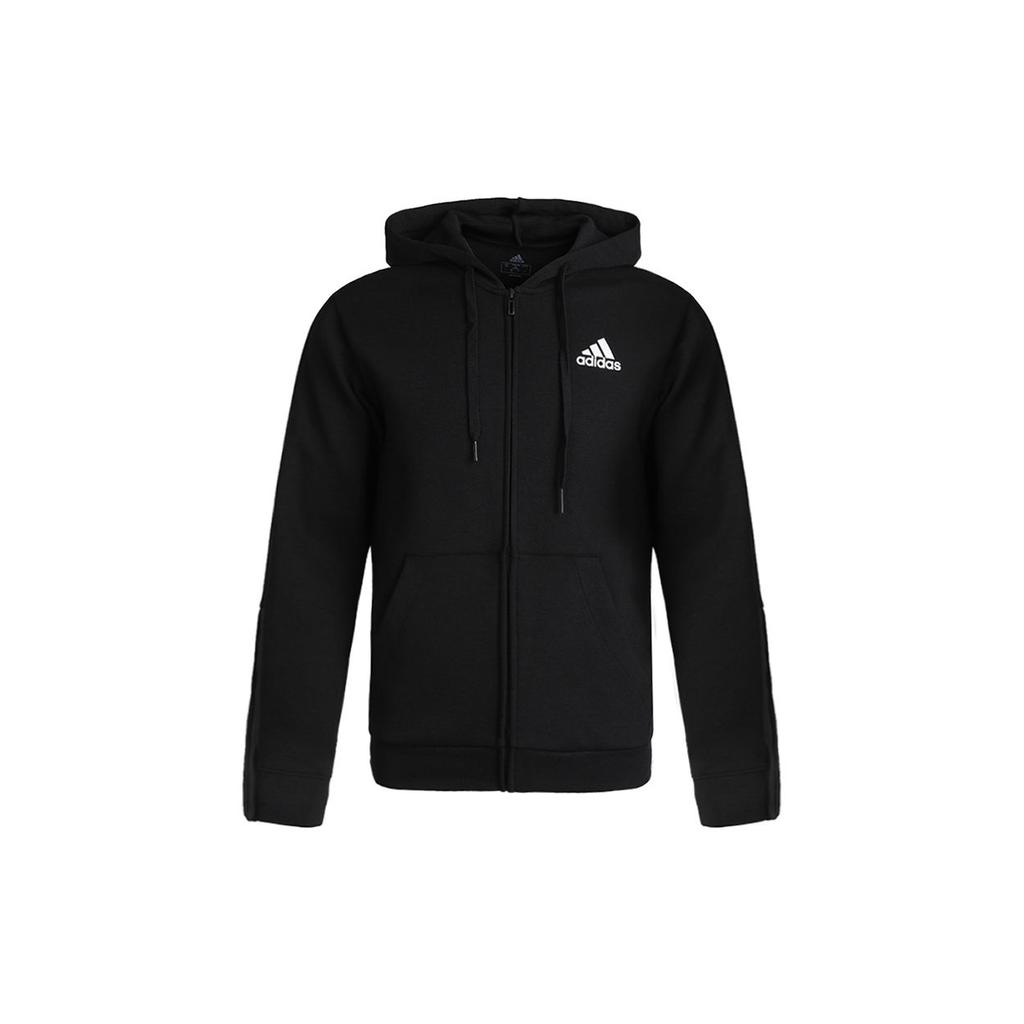Adidas Casual Sports Training Running Hooded Jacket Men Outerwear Black GP8603