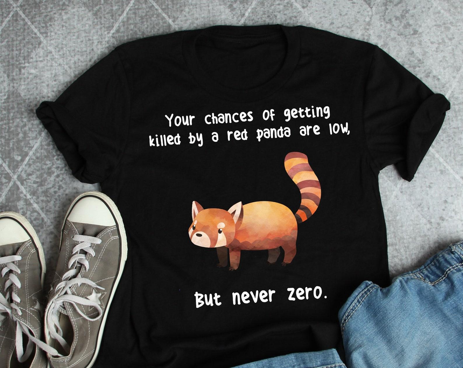 Red Panda Shirt, , , Funny Panda Lover Gift, Cute Wild Animal T-shirt, Zoo Keeper Tshirt, Zoologist Tee, Nature, Wildlife, Kawaii 150