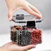 Square Compartmentalized Sealing Jar with Lid, Perfect Christmas Gift, Kitchen Organization,Square Container, Foodsafe Material