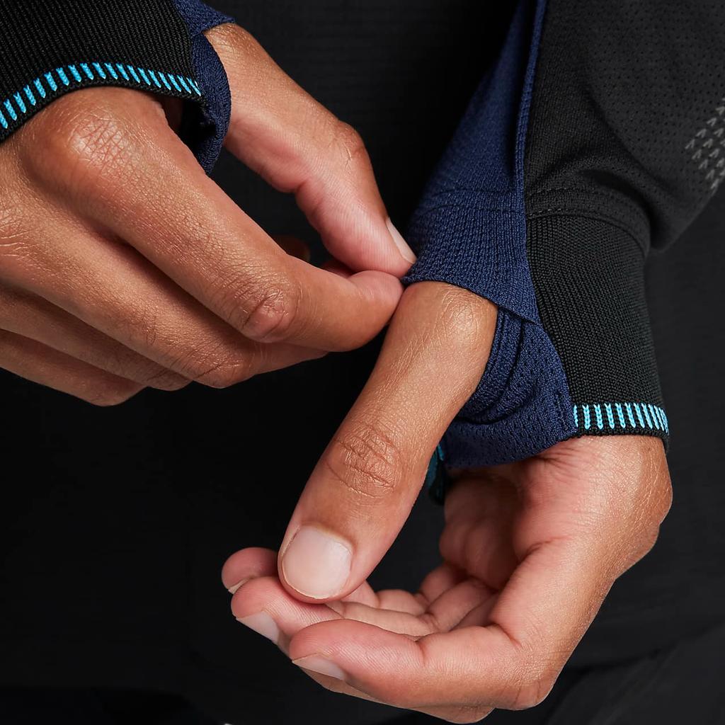 Nike ISPA Series FW23 Víceobrysové sešité tričko s dlouhým rukávem Unisex topy Černá FB2706-010