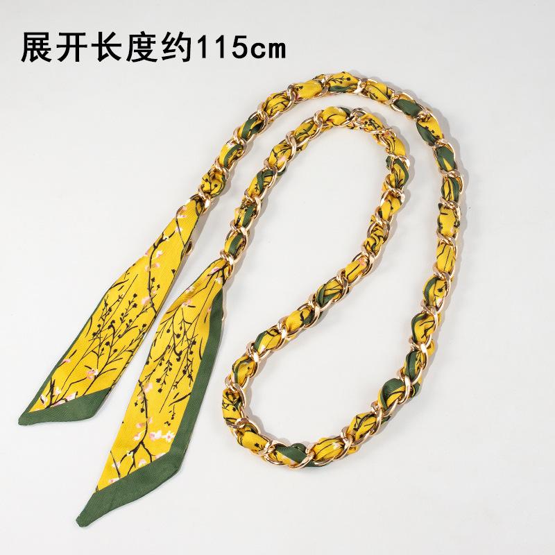 Bag Chain Strap Silk Scarf Metal Long Decorative Accessory Modification Order Buy Replace Evelyn Shoulder