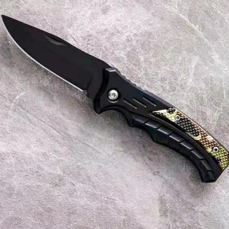 New Outdoor Mini Pocket Knife, EDC Portable Camping Knife, Exquisite and Compact Stainless Steel Rescue Tool Knife