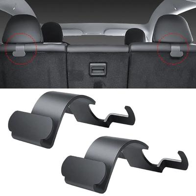2pcs Rear Headrest Hook For Y Organizer Center Console Head Rest Storage Accessories Bag Umbrella Trunk Hanger