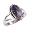 Natürlicher Labradorit Edelstein Handgefertigt 925 Massiv Sterlingsilber Ring Größe 8 Y5Y69