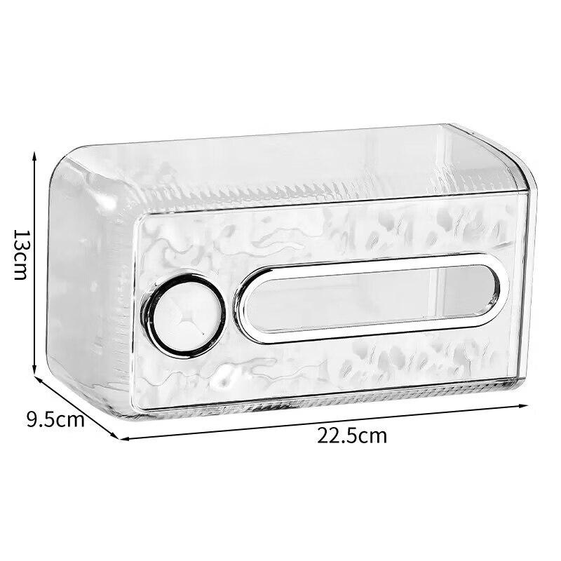 LIEIkaman Wall-Mount Tissue & Face Towel Holder