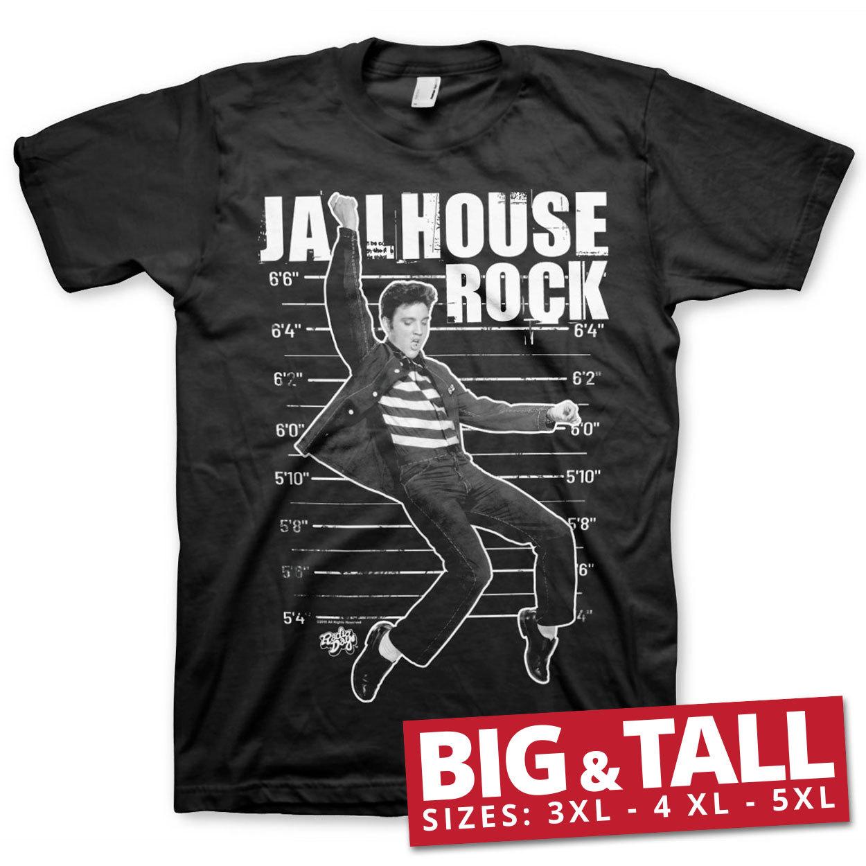 Licenza Ufficiale Elvis Presley Jailhouse Rock 3XL 4XL 5XL Uomo T-Shirt L