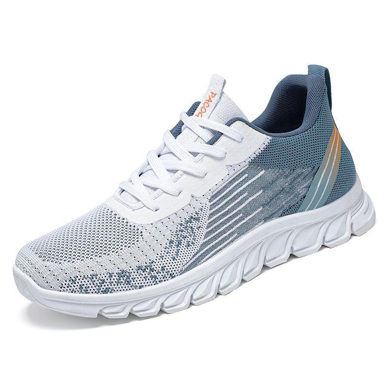 Shoes men's autumn new foreign trade men's shoes student lace-up running shoes fashion trendy shoes breathable casual sports shoes men